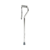 CANE, OFFSET ALUM SILVER (6/CS)