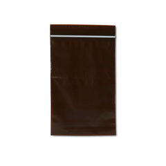 BAG, ZIPPER AMBER 4X6 (100/PK)