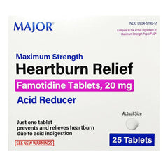 HEARTBURN RELIEF, TAB 20MG (25/CT)