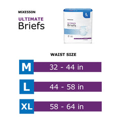 BRIEF, TAB CLSR ULTIMATE XLG 58-64 (15EA/BG 4BG/CS)