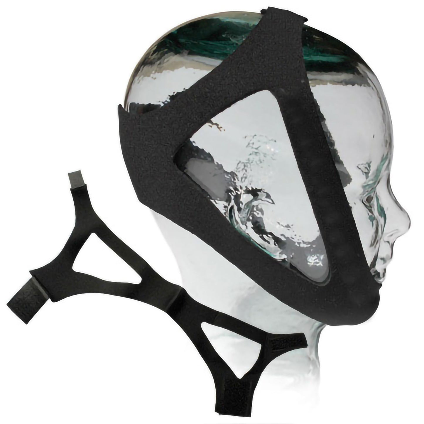 STRAP, CHIN ADJ BLK LG
