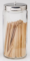 JAR, DRESSING GLASS 8.5"X4" (6/CS) TECMED