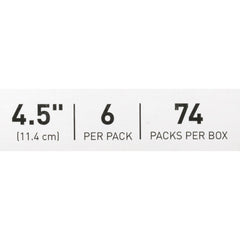 EMERY BOARD, LF 4 1/2" (6/PK 666PK/CS)