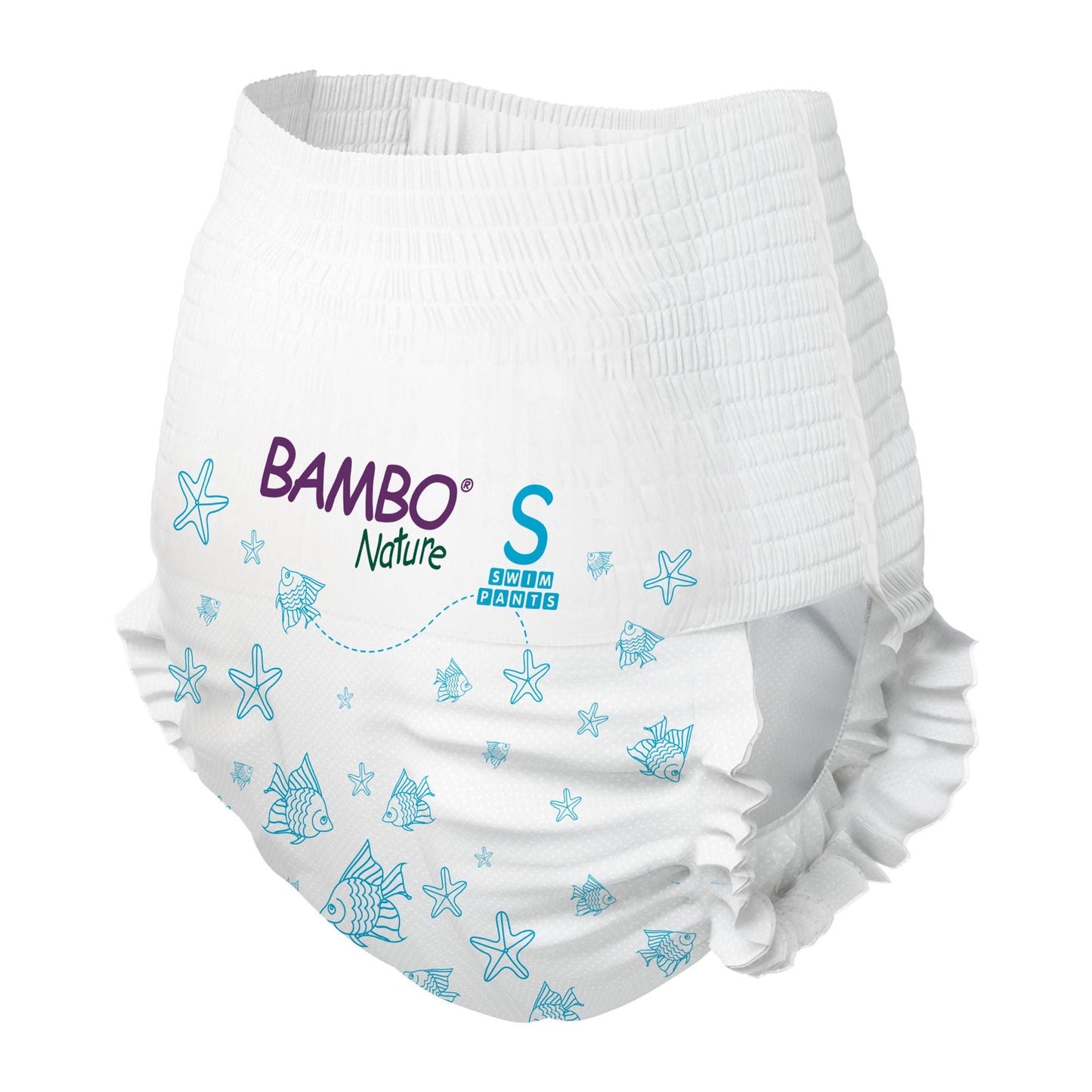PANT, SWIM BAMBO NATURE DISP PED SM 15-26LB (12/PK 10PK/CS)