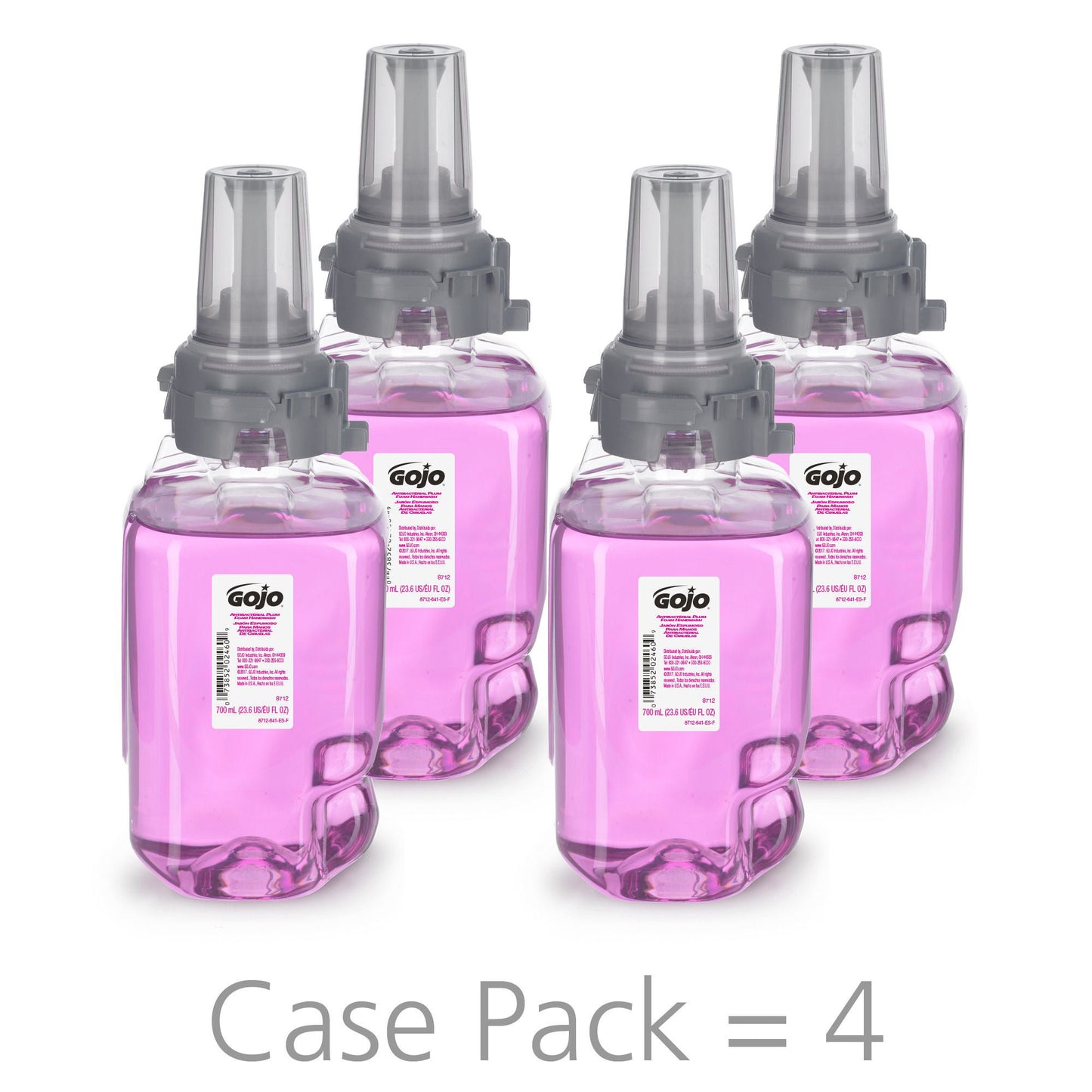 SOAP, HAND FOAM ANTIBACTERIAL PLUM 700ML (4/CS)