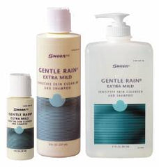 BODY WASH/SHAMPOO, NO-RINSE GENTLE RAIN 4OZ (36/BX)