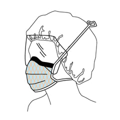 FluidShield® Surgical Mask with Eye Shield