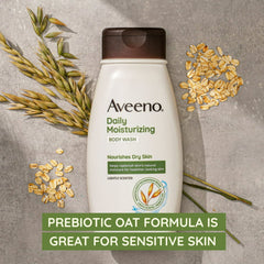 AVEENO, BODY WASH DAILY MOISTURIZING 12OZ