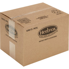 BROTH, BEEF BOUILLON GLUTEN FREE HERBOX (50/BX 6BX/CS)