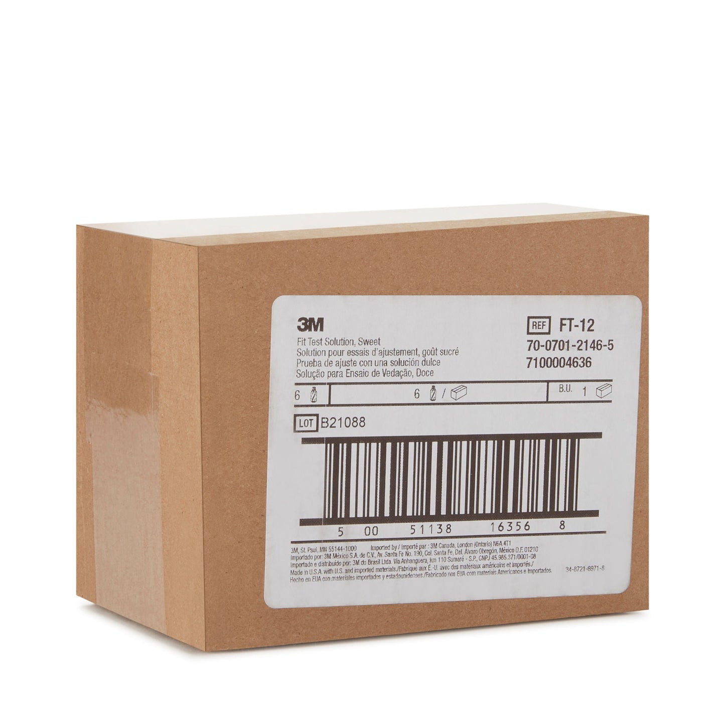 SOLUTION, FIT TEST SWEET 55ML BTL (6/CS)