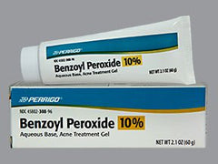 BENZOYL PEROX 10% GEL 60GM 167179