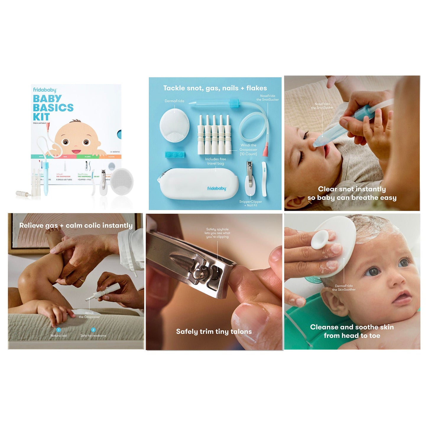 BASICS KIT, BABY NASAL CARE (8/CS)