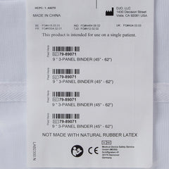 BINDER, 3PANEL 9" 45"-62" UNIV