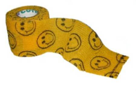BANDAGE, CO-FLEX LF SMILEY 2"X5YDS (36/CS)