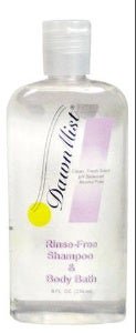 BODY BATH/SHAMPOO, NO-RINSE 8OZ (48/CS)