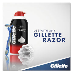 CREAM, SHAVE GILLETTE FOAMY REG 2OZ (48/CS) P&GPTG