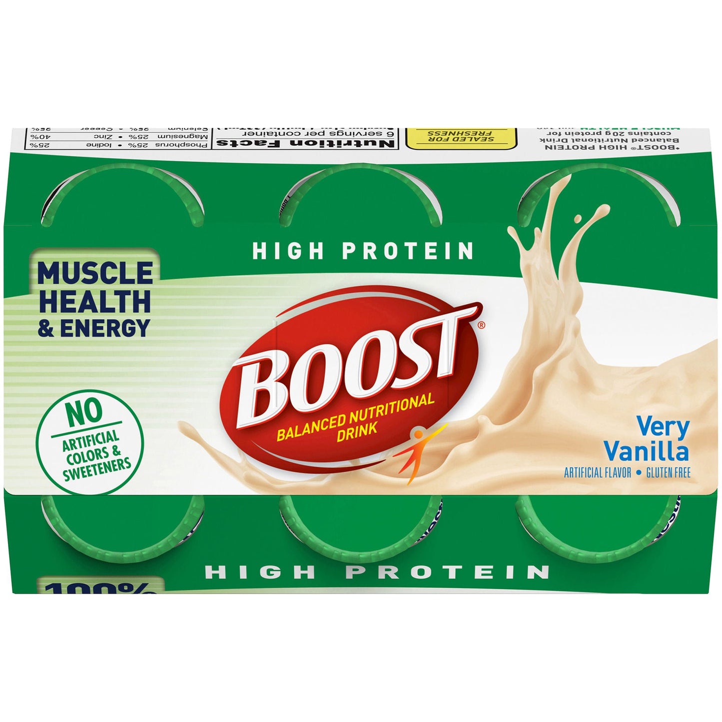 BOOST, HI PROTEIN VAN 8OZ (6/PK 4PK/CS)