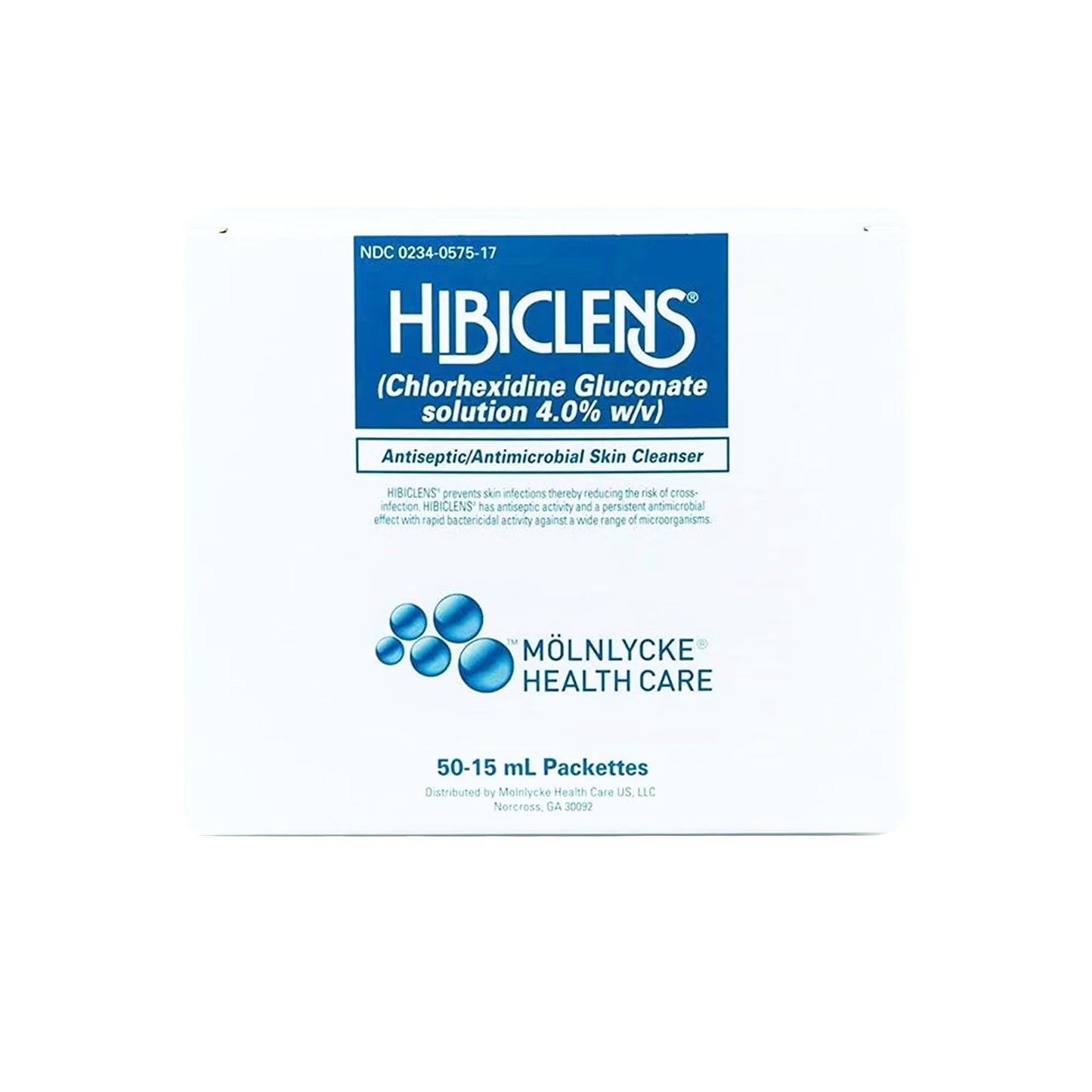 CLEANSER, HIBICLENS 4% CHG SCRUB 15ML (50/BX)