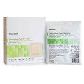 FOAM, ADH SIL W/BORDER 5"X5" (10/BX 20BX/CS)