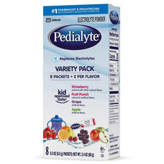PEDIALYTE, PDR PK 4FLAVOR .3OZ(8PK/BX 8BX/CS)