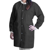 COAT, LAB FITME BLK LG (10/BG 5BG/CS)