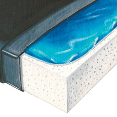 PAD, GEL-FOAM W/CLOTH CVR 1010