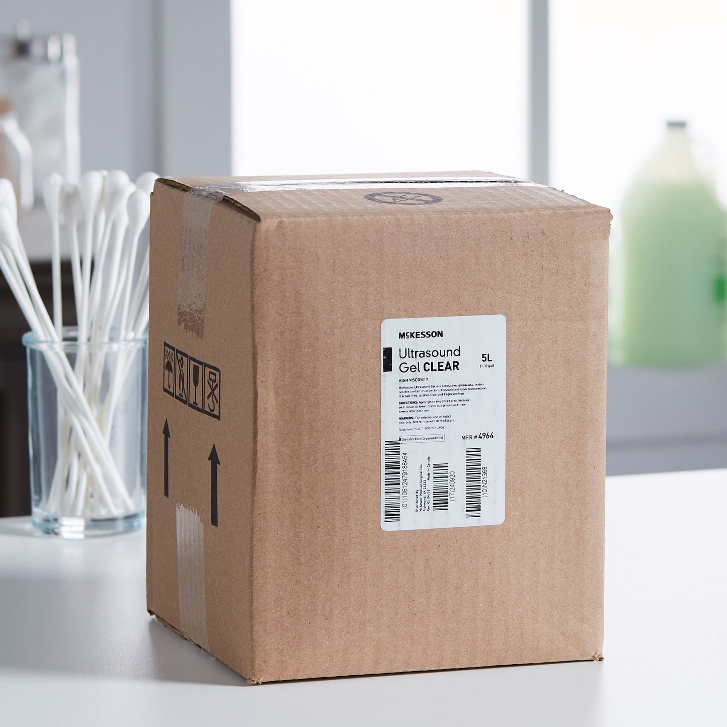 GEL, ULTRASOUND CLR 5L (4/CS)