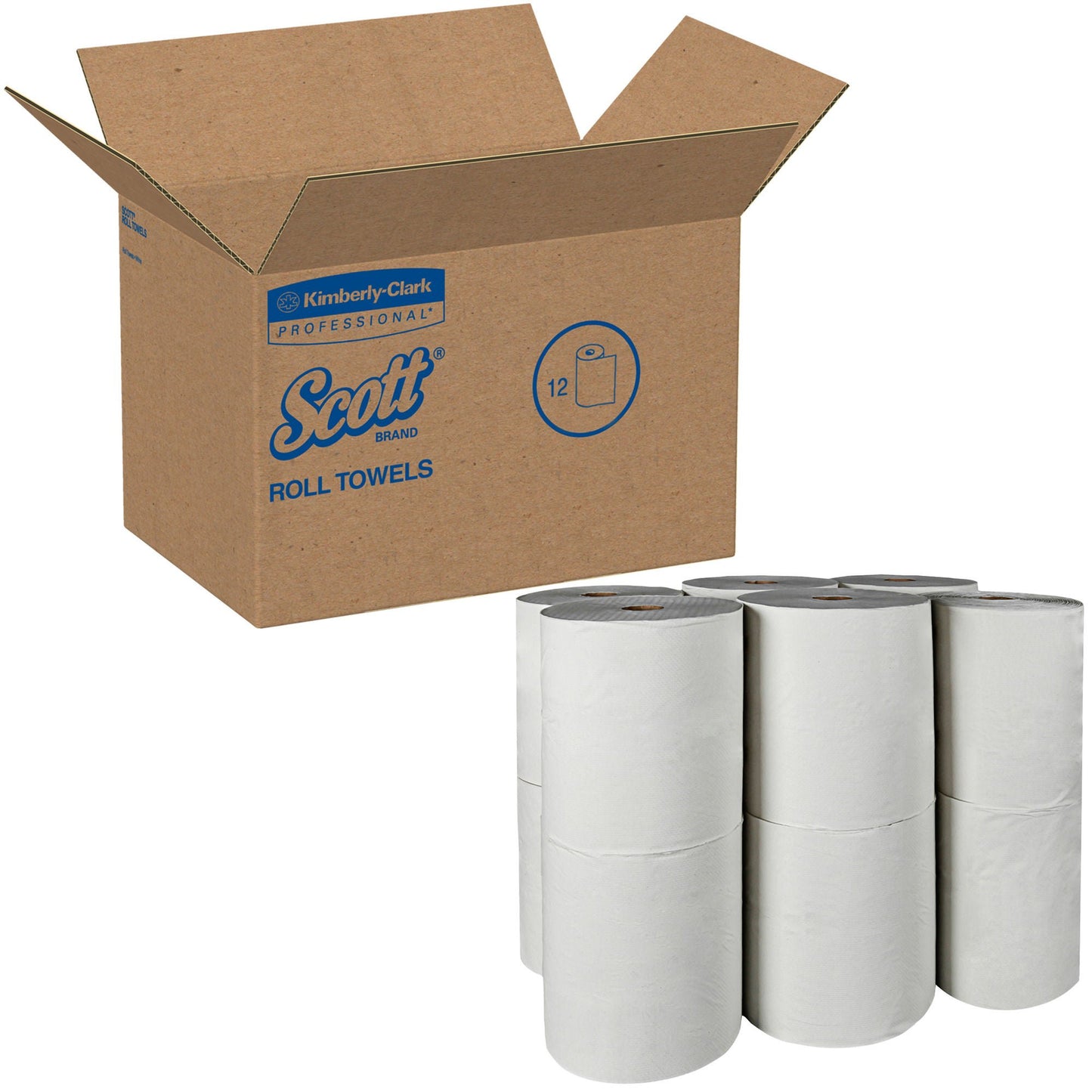 TOWEL RL SCOTT 8"X800' 12/CS 12/CS 100% RECYCLABLE