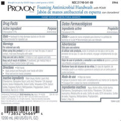 HANDWASH, PROVON LTX FOAM ANTIM 1200ML (2/CS)