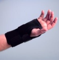 WRIST SUPPORT, DLX W/STRAP RT MED (12/CS)