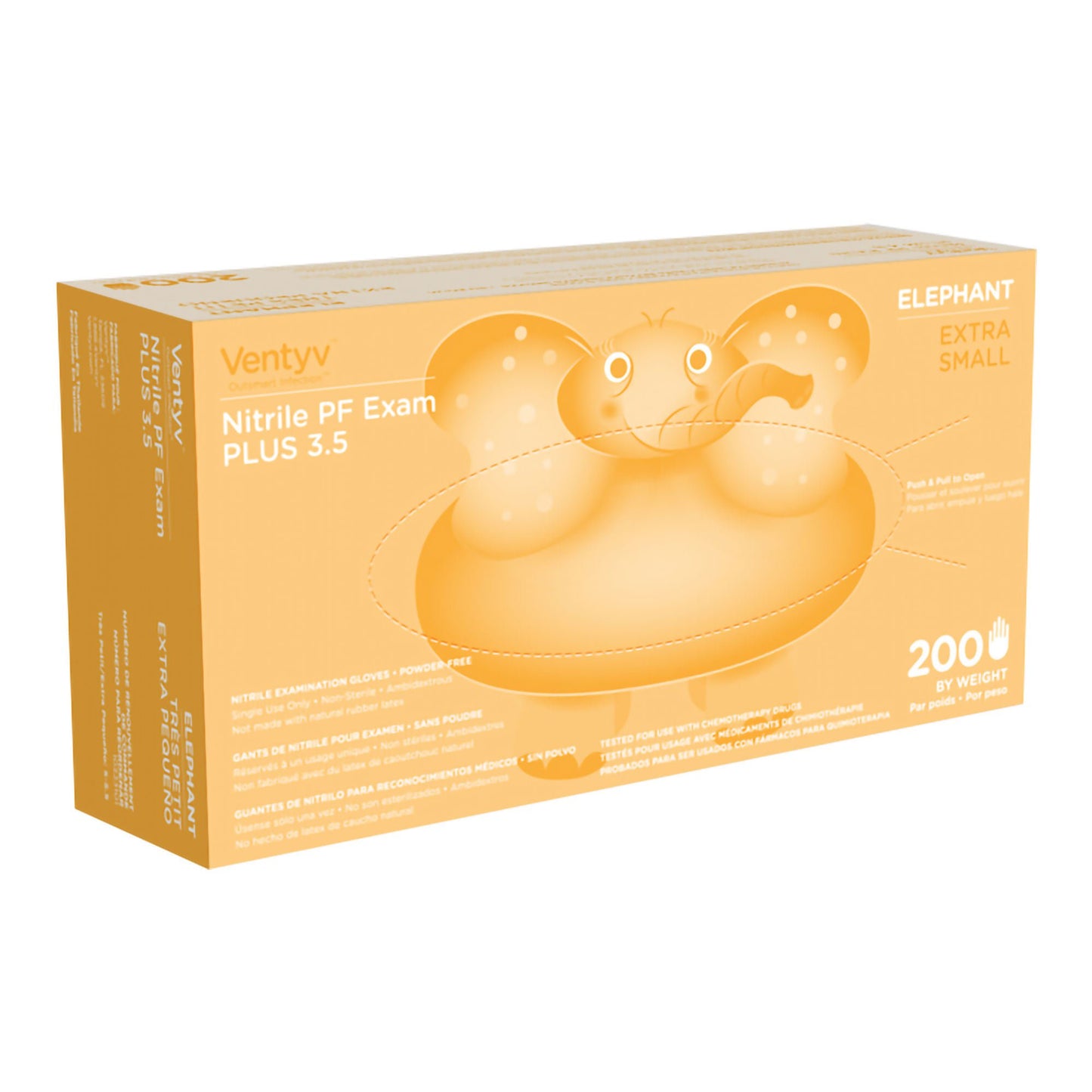 GLOVE, EXAM NTRL XS N/S CHEMO (200/BX 10BX/CS)