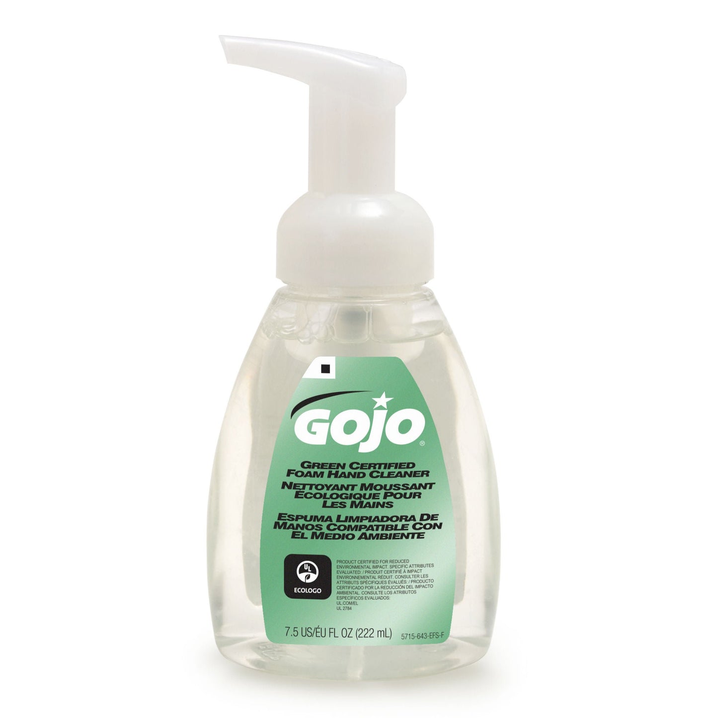 CLEANER, HAND FOAM 7.5OZ (6/CS)