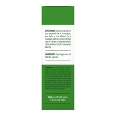 NATURES TRUTH, OIL ESSENTIAL PEPPERMINT 15ML