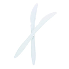 KNIFE, PLASTIC MED WGHT WHT 6.5" (1000/CS)