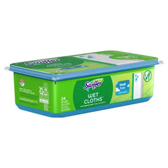 CLOTH, SWIFFER WET FRESH SCENTREFILL WHT 8X10" (12BX 6BX/CS)