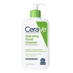 CERAVE, LOT FACIAL HYDRATING CLEANSER 12OZ