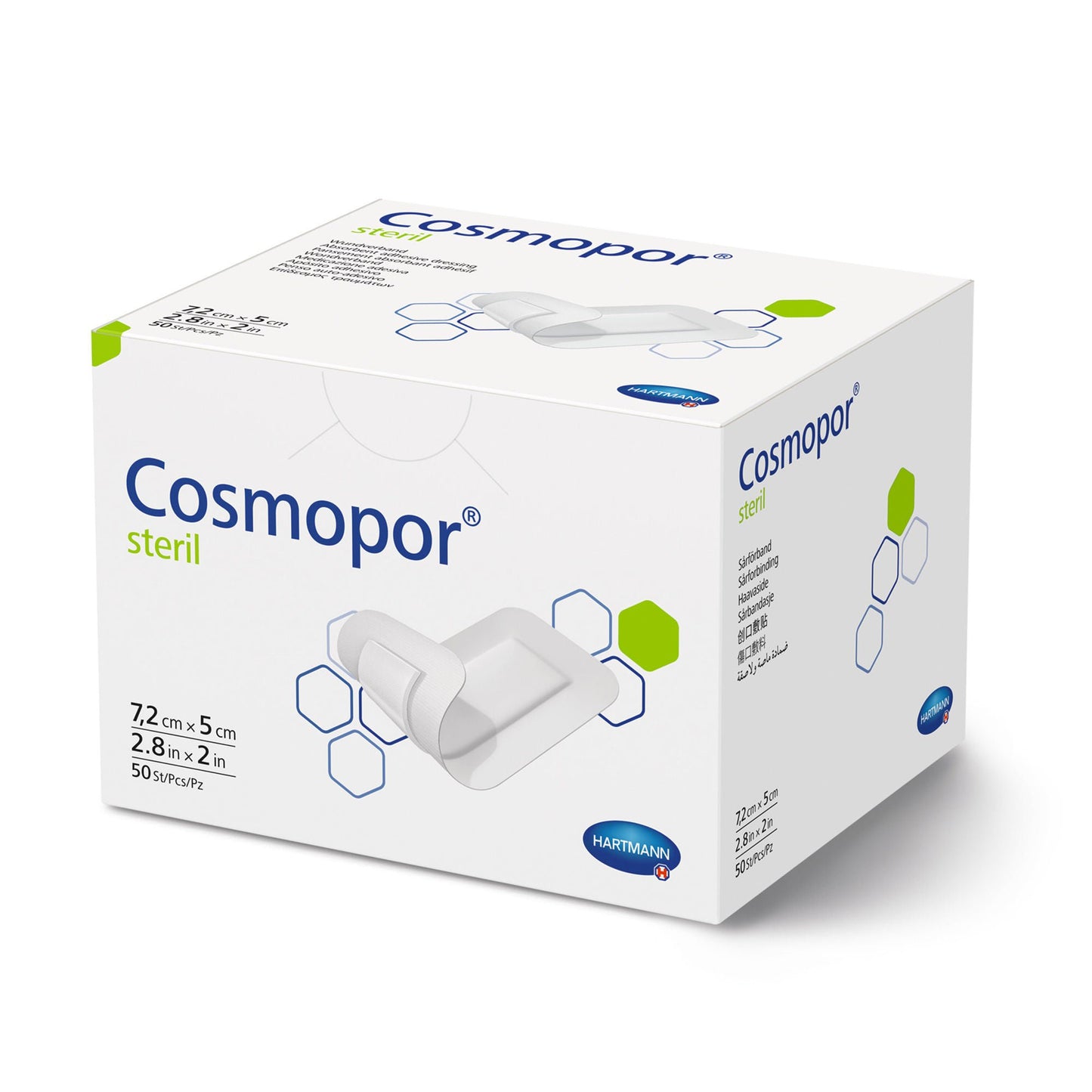 DRESSING, ADH COSMOPOR STR 2"X2.8" (50/BX)
