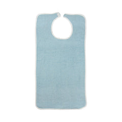 BIB, ADLT TERRY CLOTH VELCRO BLUE (12/DZ 6DZ/CS)