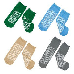 SOCK, SLIPPER DBL-SIDED LT-WT GRY 2XLG (48/CS)
