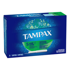 TAMPON, TAMPAX APPL SUPER UNSCENTED (10/BX)
