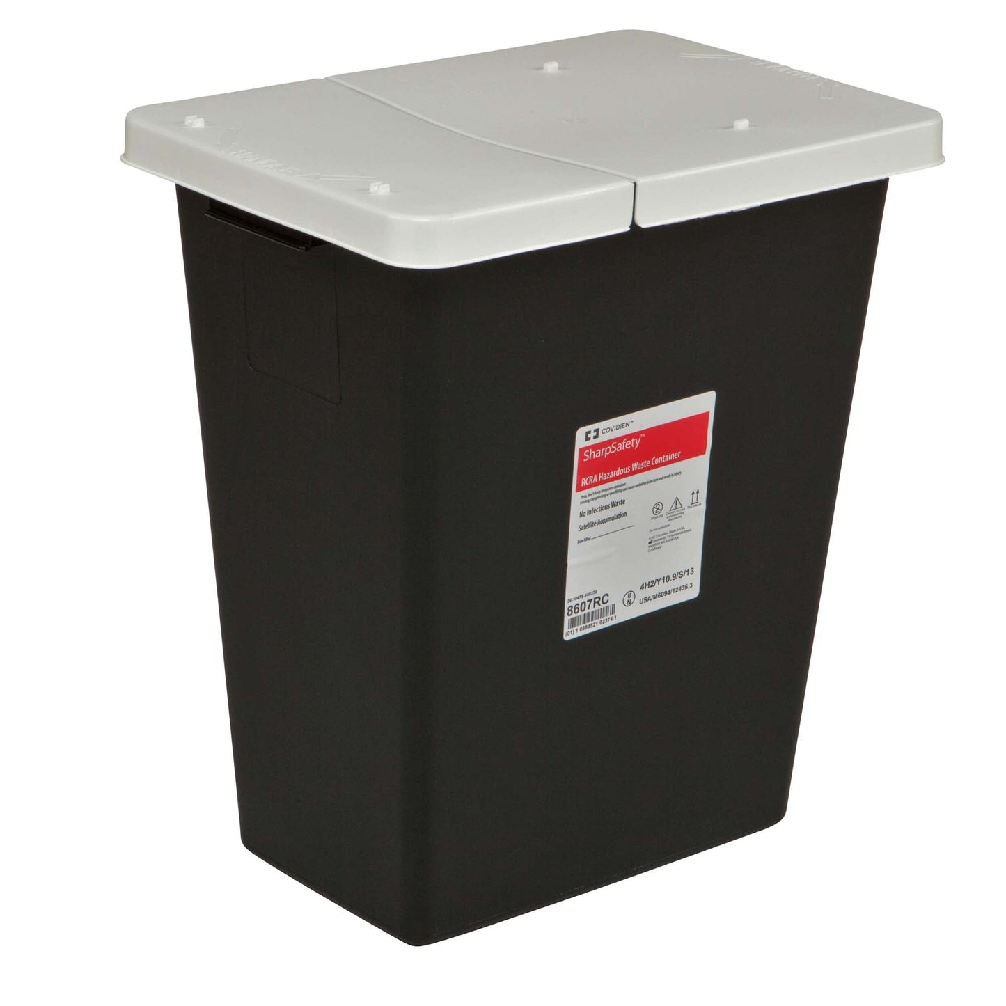 CONTAINER, SHARPS RCRA HAZ BLK8GL (10/CS)