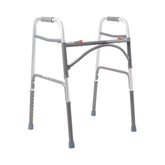 WALKER, FOLDING STEEL W/O WHEELS HVY DUTY ADLT 500LB (2/CS)