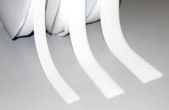 HOOK, ADHESIVE WHT 1"X25YD D/S