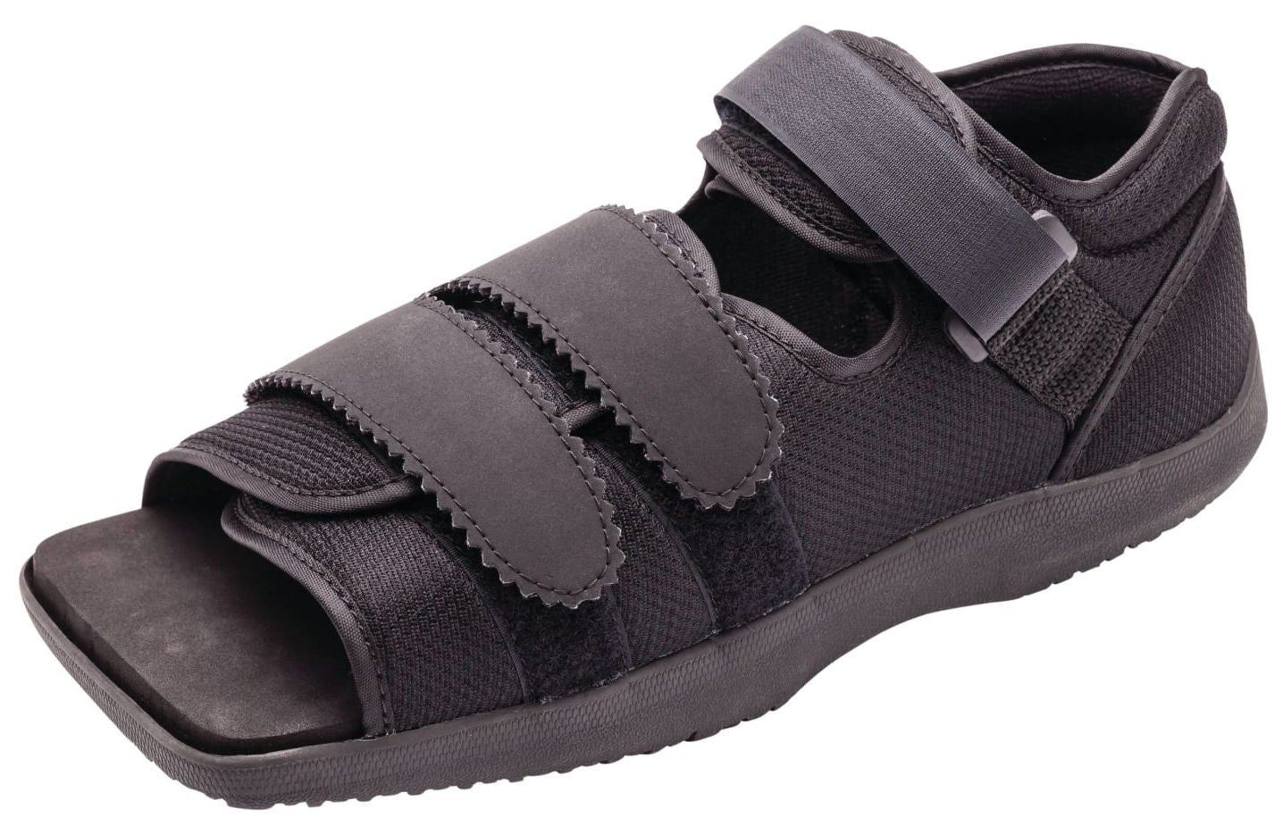 SHOE, POST-OP SQUARE TOE BLK WMNS MED (1EA)