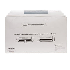 COVER, TOILET SEAT HALF-FOLD WHT (250/BX 20BX/CS)