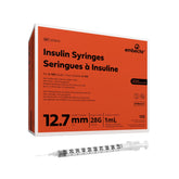 SYRINGE/NDL, INSULIN 1CC 28GX1/2" (100/BX) BD