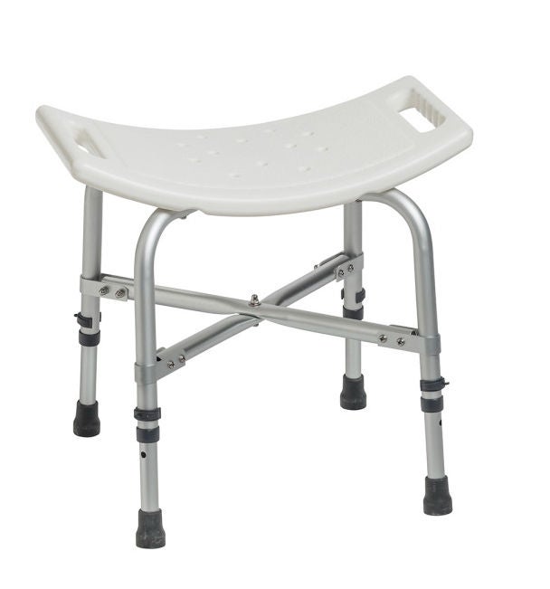 BENCH, BATH BARIATRIC W/O BCK AND ARMS 500LB WHT D/S
