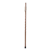 STICK, WALKING WOOD BRAZOS 58 TWISTED OAK BACKPACKER RED 58"