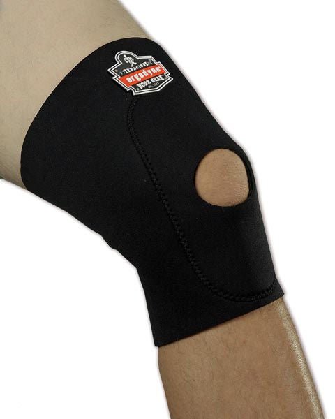 KNEE SLEEVE, W/PATELLA OPEN LG