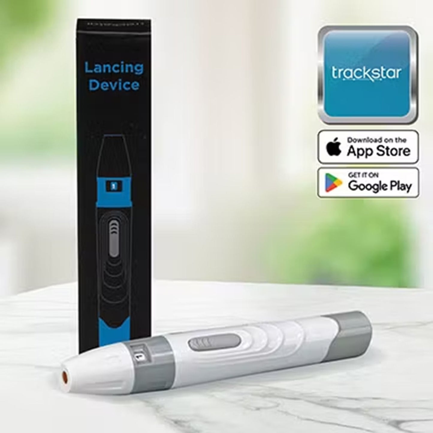 DEVICE, LANCING TRACKSTAR F/ACCURATE GLUCOSE TEST (200/CS)